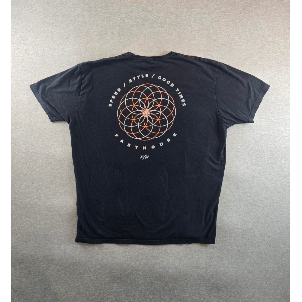 Fasthouse Racing T Shirt‎ Mens 3XLBlack Tee Moto Racing Graphic